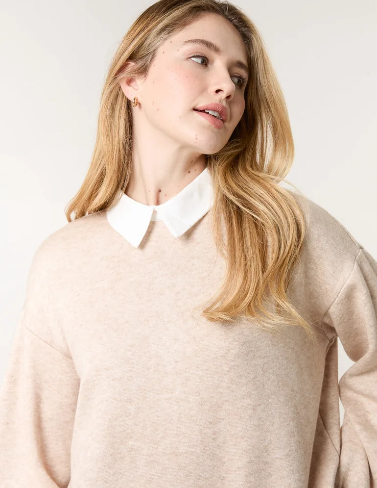 2in1 Cut & Sew Sweater - 2
