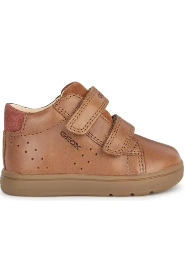 Kids Biglia Trainers in Leather/Suede with Touch 'n' Close Fastening