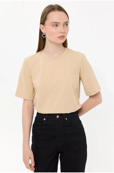 Basic Short Sleeve Crew Neck T-Shirt