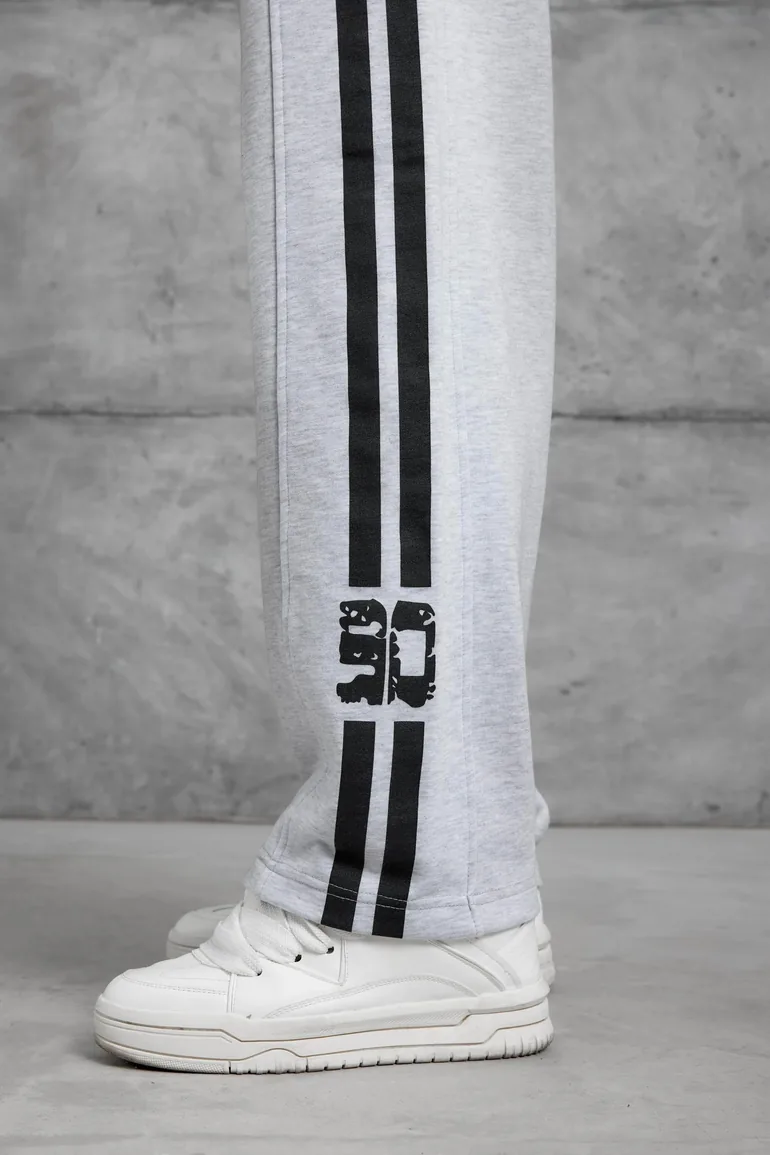 NOMARC Loose Striped Wide-Leg Joggers - 3
