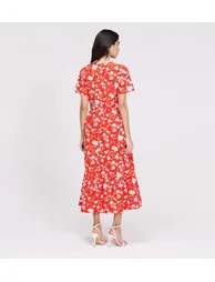 Deena Wrap Midi Dress - 2