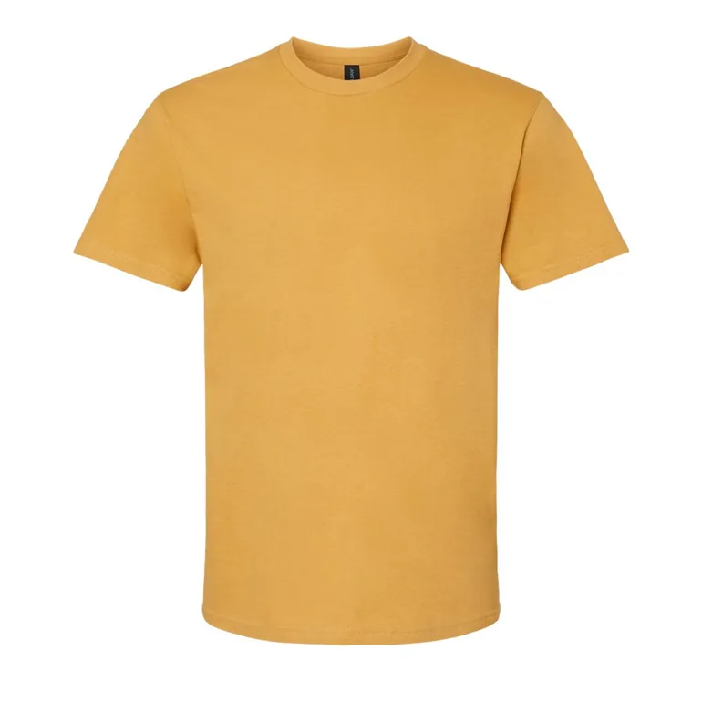 Gildan Unisex Adult Softstyle Midweight T-Shirt - Mustard
