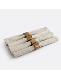 Set of 4 Akacito Acacia Napkin Rings - 2