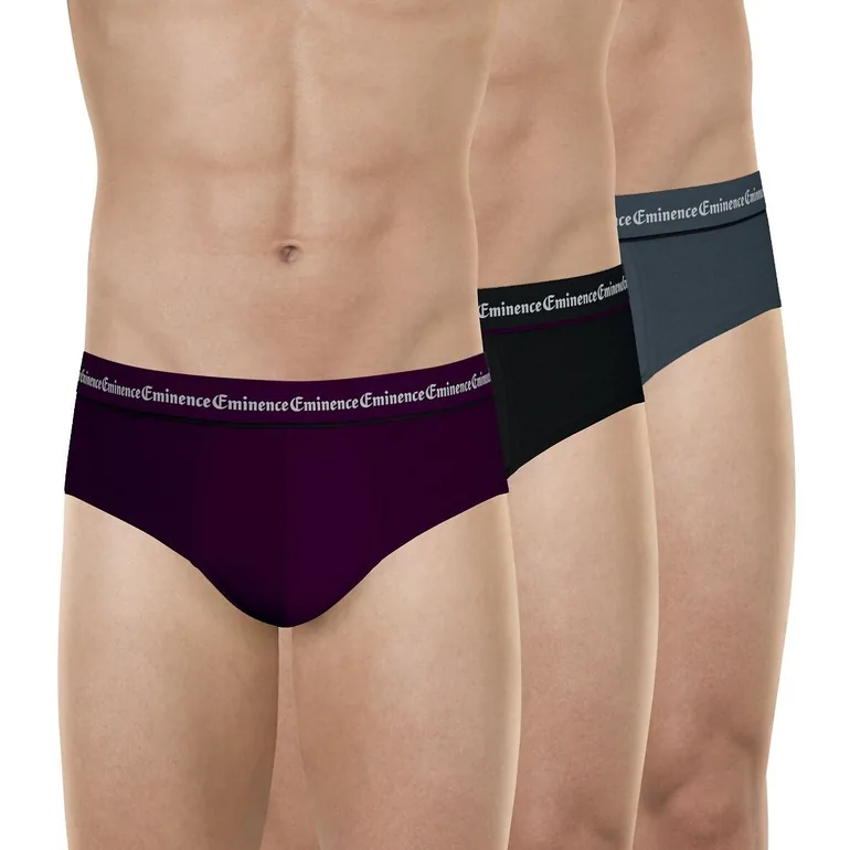 Pack of 3 Briefs in Cotton