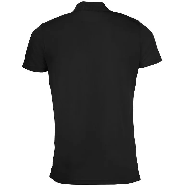 SOLS Mens Performer Short Sleeve Pique Polo Shirt - Black - 1