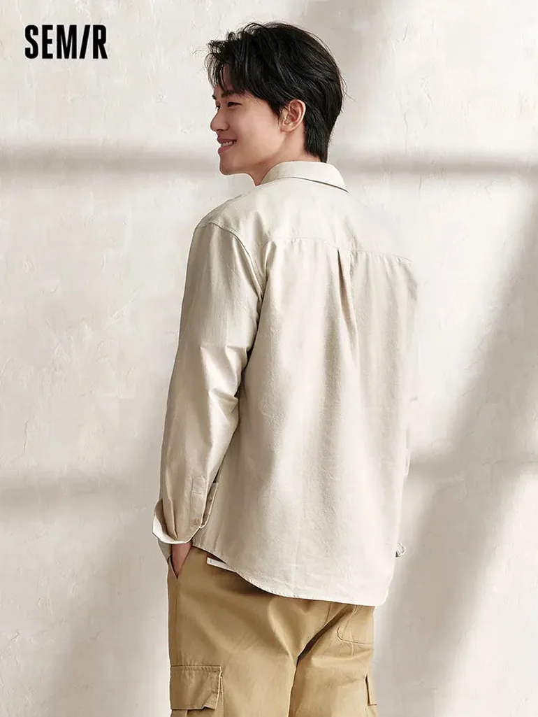 Men's Solid Colored Shirt - 2