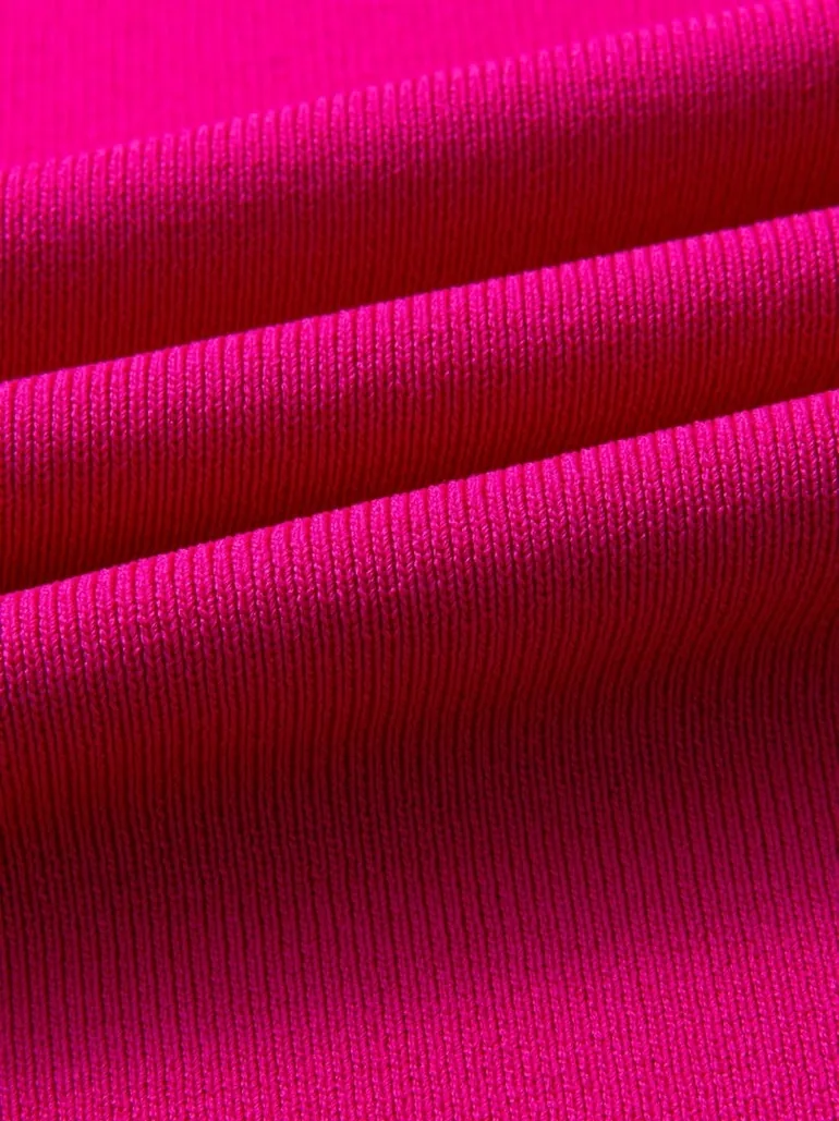 Fuchsia Knit Top - 3
