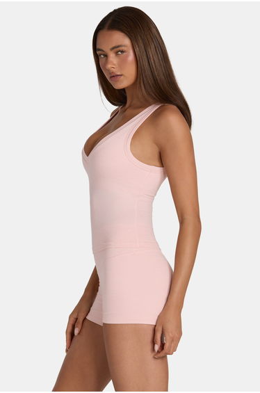 Soft Active Tank Top in Blush Marl product thumbnail 3