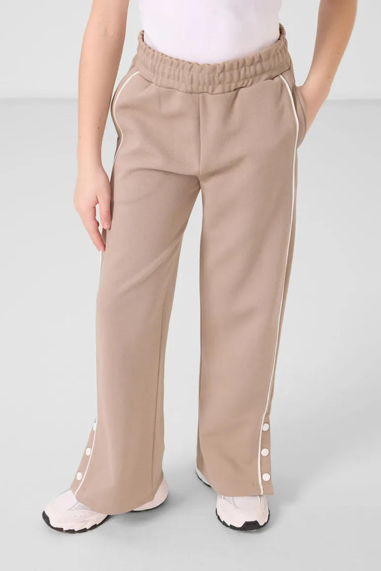 TOMMY Button Detail Wide Leg Tracksuit Set - 2
