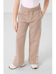 TOMMY Button Detail Wide Leg Tracksuit Set - 2