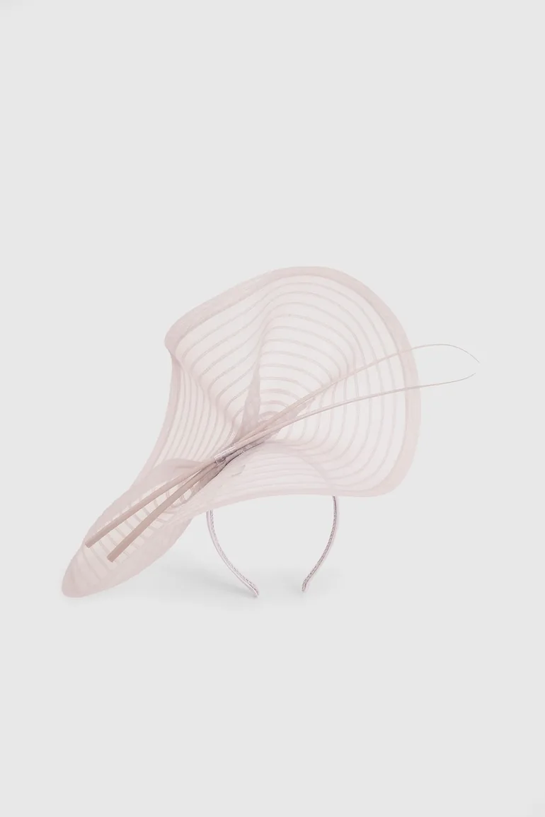 Mauve Quill Detail Fascinator - 2
