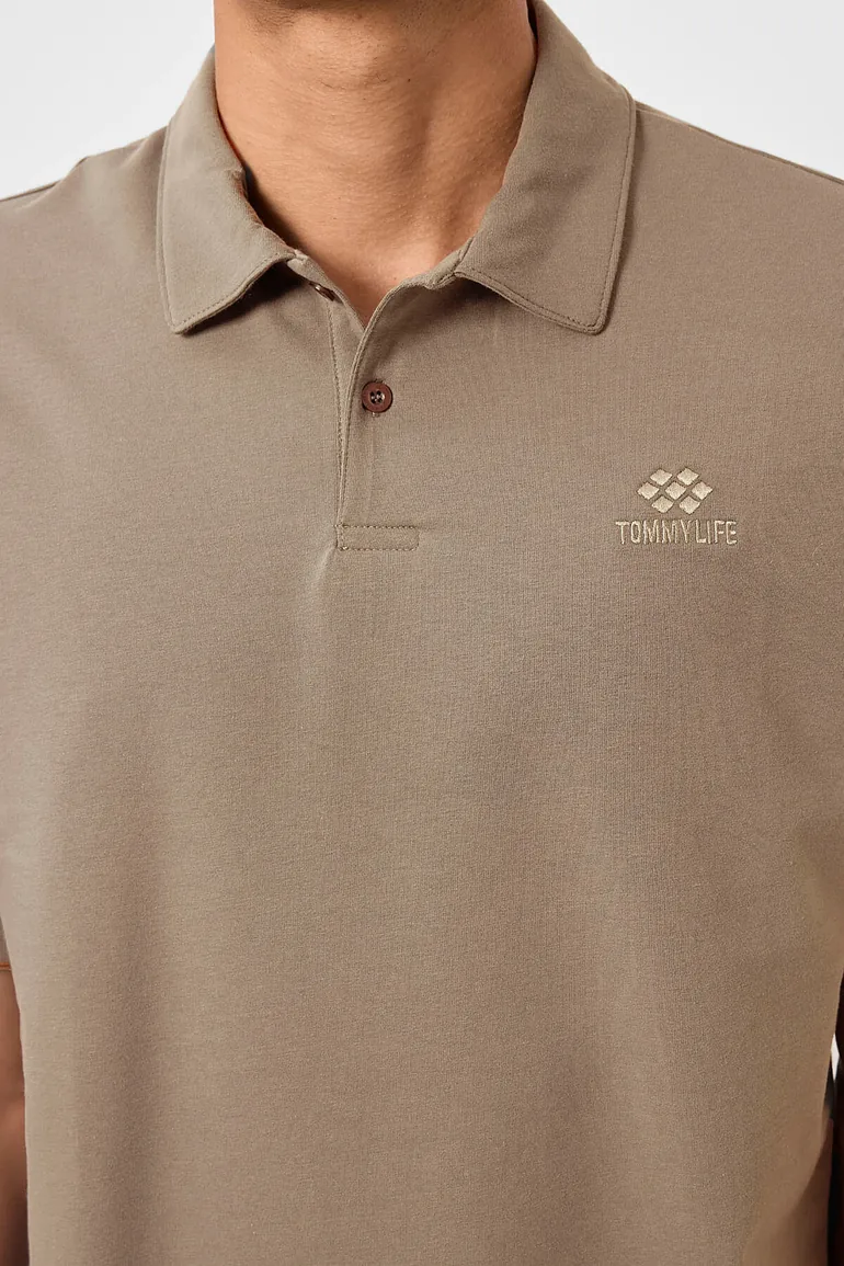 TOMMY Men's Cotton Elastane Polo T-Shirt - 3