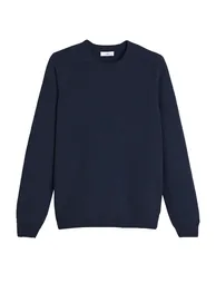Lambswool Crew Neck Jumper/Sweater - 4