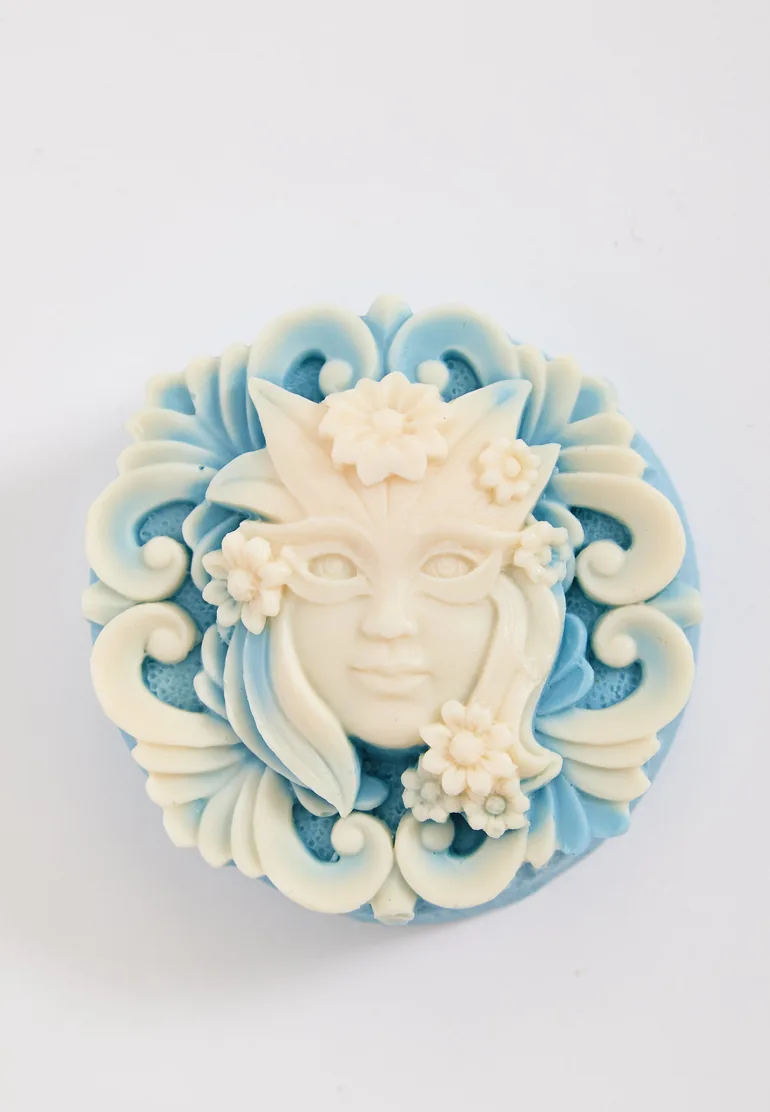 Liquorish Blue and White Soap Handmade Soap