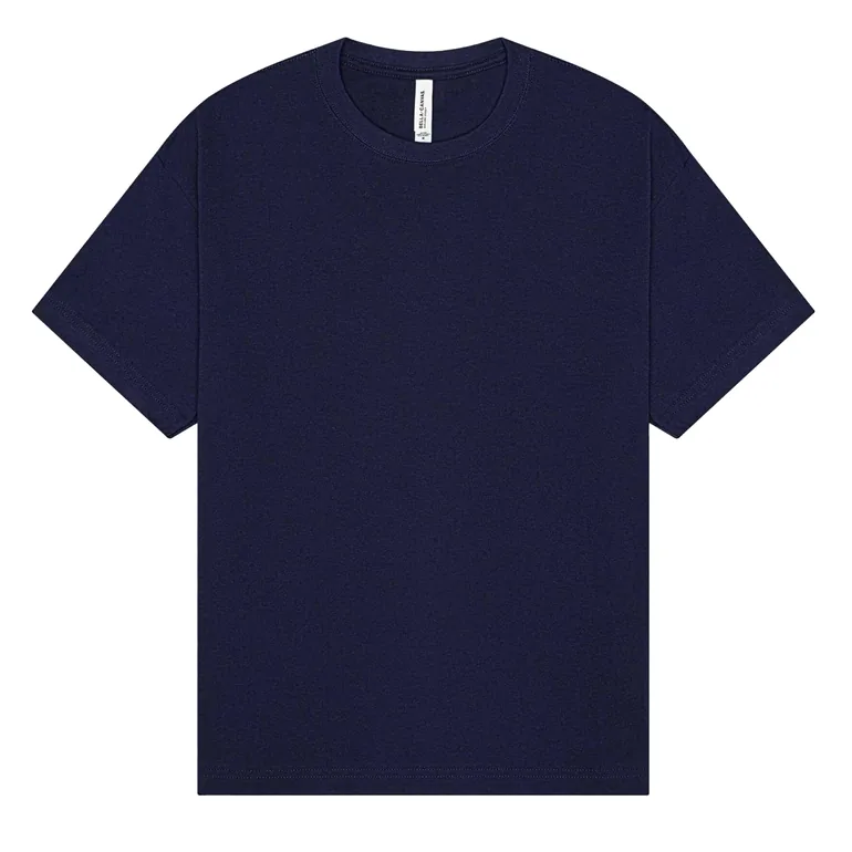 Bella + Canvas Unisex Adult Heavyweight Boxy T-Shirt - Navy - 1