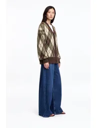 BAKLAVA-PATTERNED CARDIGAN - 2