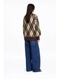 BAKLAVA-PATTERNED CARDIGAN - 1