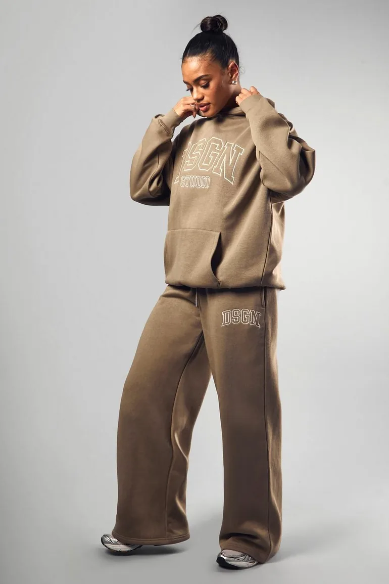 Dsgn Collegiate Embroidered Straight Leg Jogger - 2