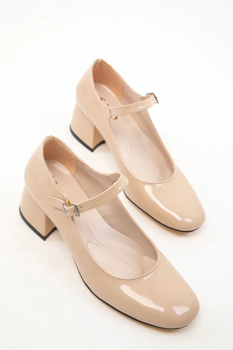Ten Patent Leather Women's Classic Heeled Shoes - 3