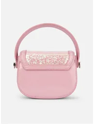 Girls' Glitter Crossbody Bag - 1