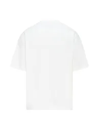 Unisex - Crew Neck Pocket Detail Oversized T-Shirt - 1