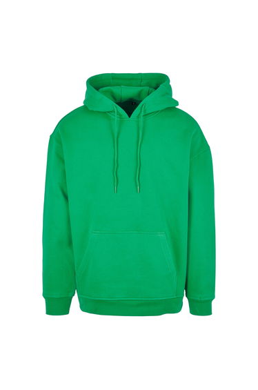 Build Your Brand Mens Basic Oversized Hoodie - Grass Green