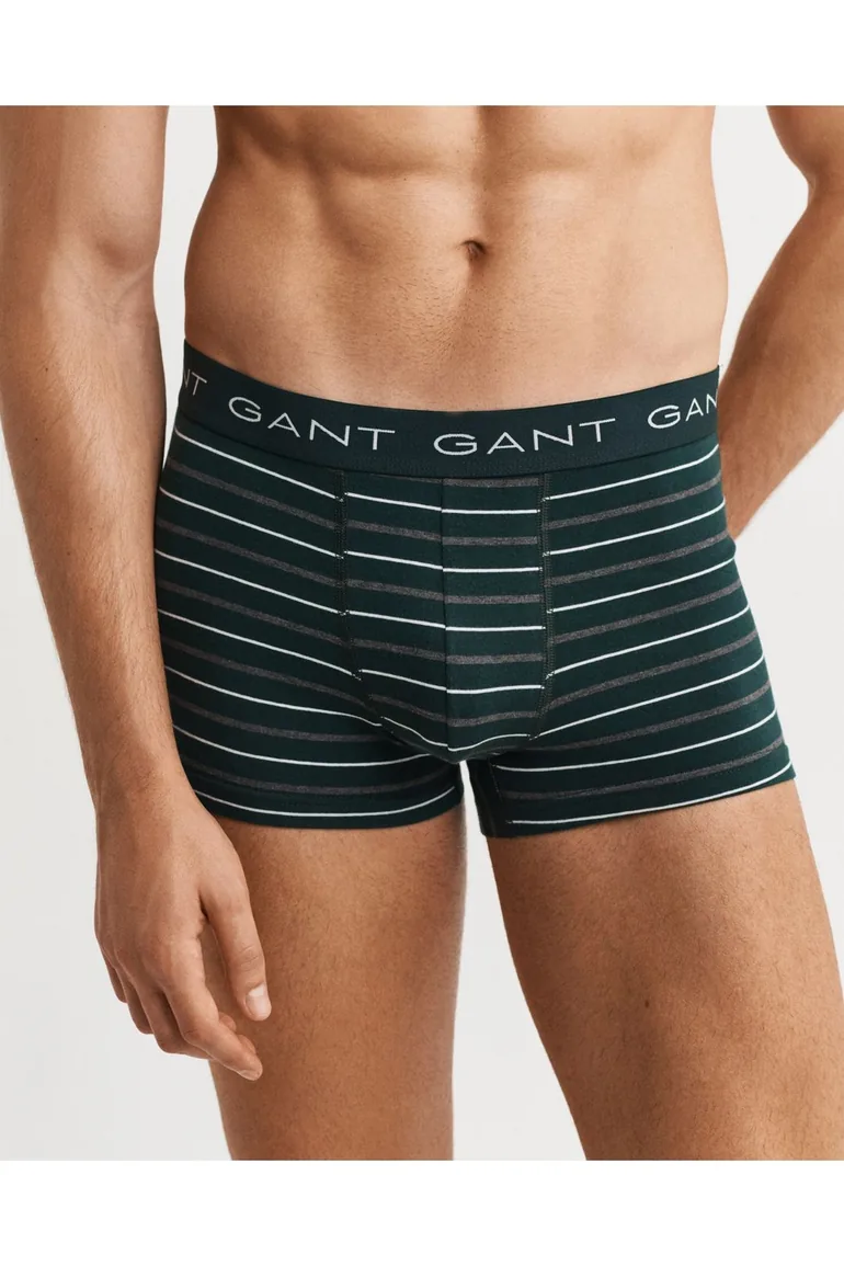 Striped 3 Pack Boxer Tartan Green - 2