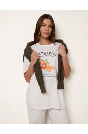 Graphic Print Crew-Neck T-shirt