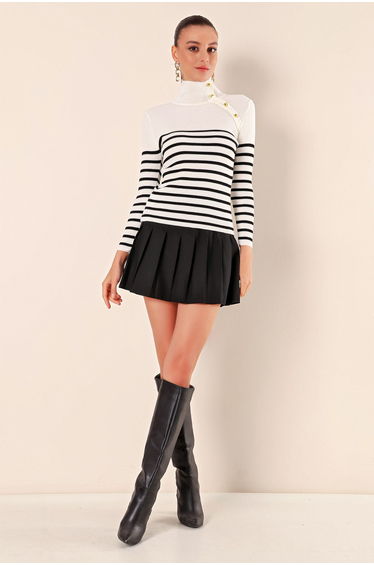 Sweater - White - Slim fit