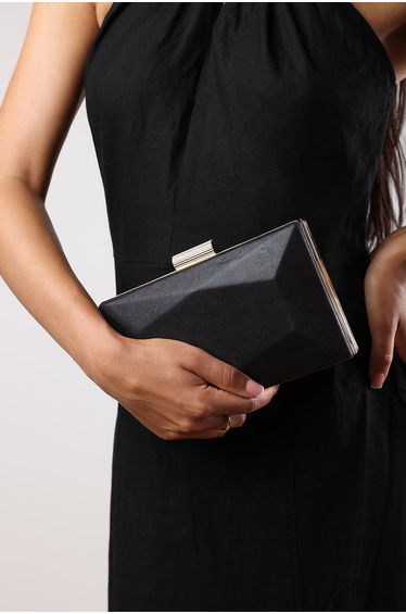 Carvela Embellished Evening Clutch In Black