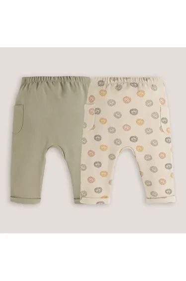 Pack of 2 Joggers in Cotton