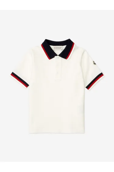 بلوزة بولو أطفال ولادي قطن لون كريمي