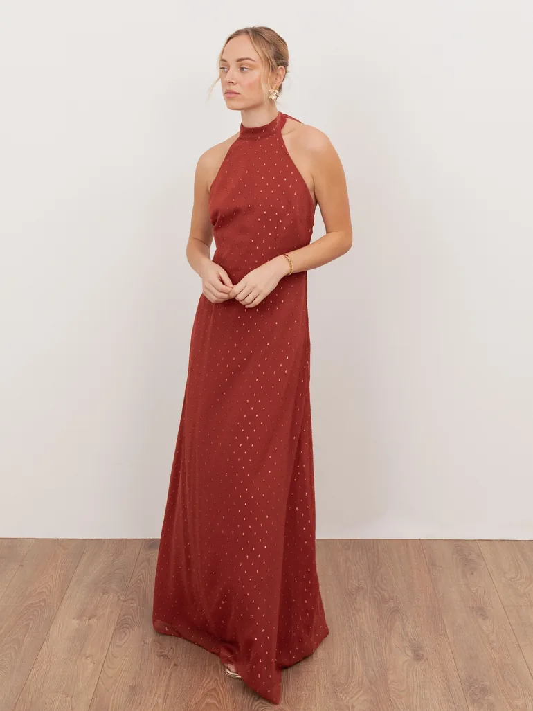 sachin and babi light blue dress Love Copenhagen LCLUDA HALTER DRESS - Day dress - pink frosting/berry