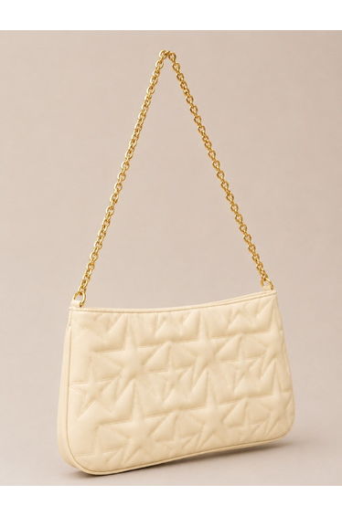 Star Embroidered Chain Strap Women's Shoulder Bag