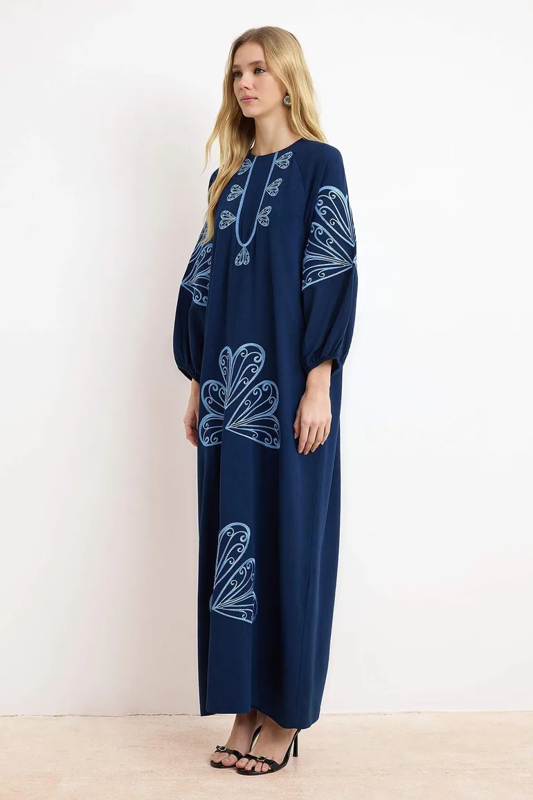 جلابية ترينديول موديست باللون الأزرق - 2