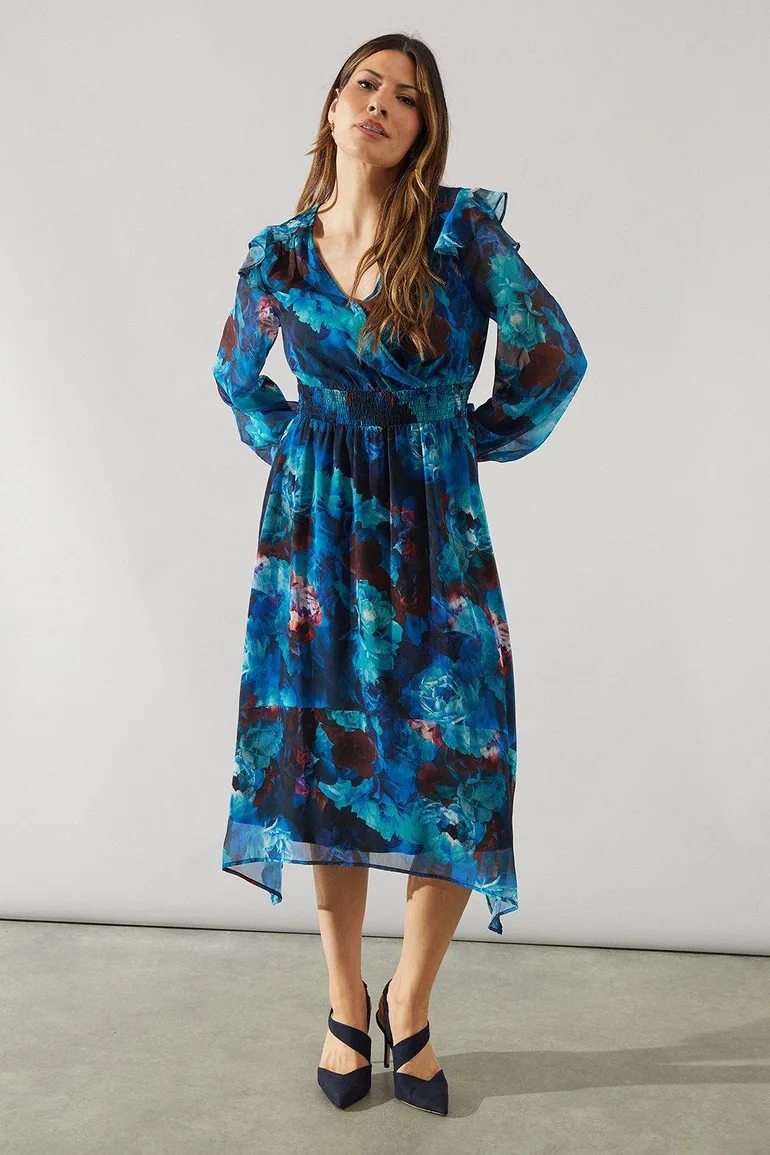 green casual midi dress Striped Midi Dress