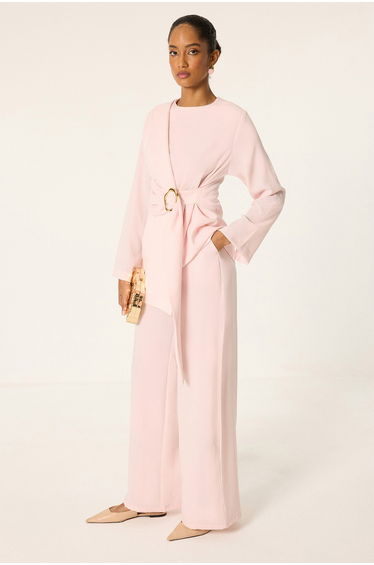 GOLD BUCKLE TUNIC AND TROUSER SET