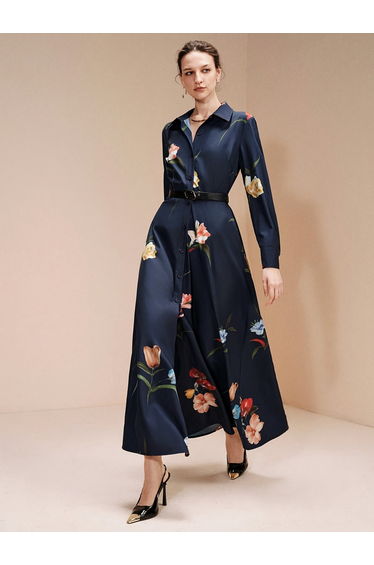 Ladies' floral print dress