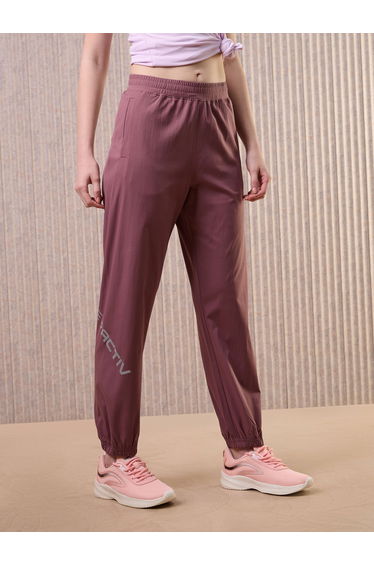 Women Solid 2-Way Stretch Joggers