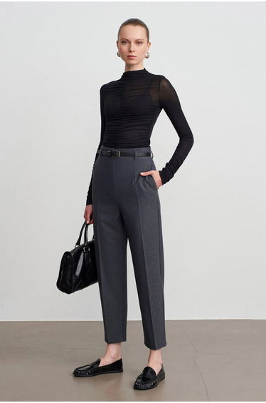 Dilvin Slim Fit Long Sleeve Jersey Blouse
