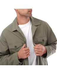 Men's Farah Robby 4 Pocket Jacket in Green - 2