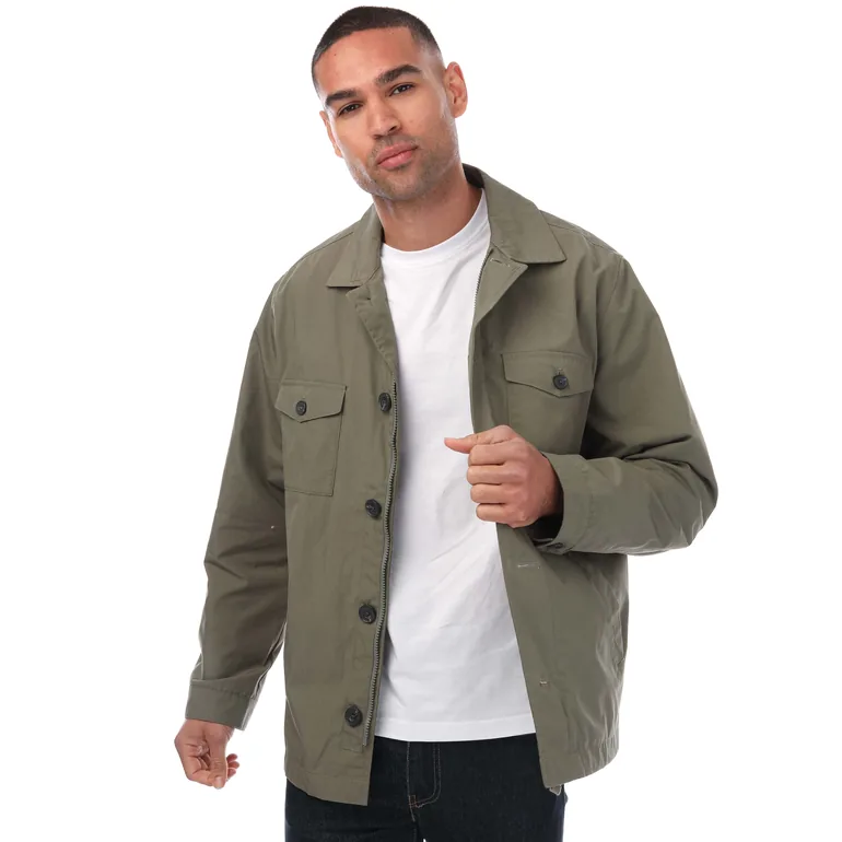 Men's Farah Robby 4 Pocket Jacket in Green