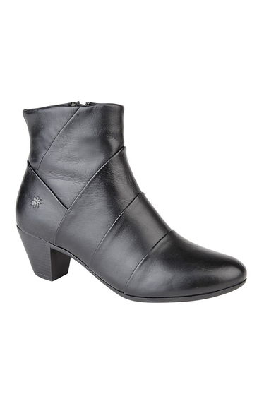 Cipriata Womens/Ladies Ginerva Folded Vamp Ankle Boots - Black