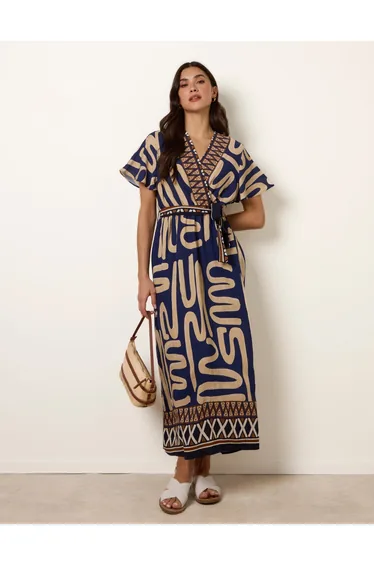 Dress With Abstract Print