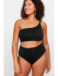 Black High Waist Bikini Bottom