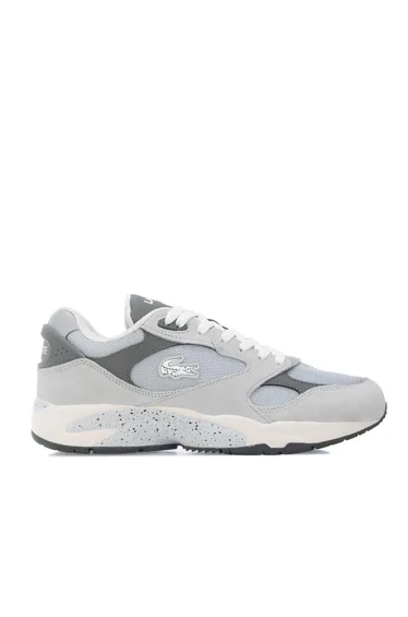 Men's Lacoste Storm 96 Vintage Leather Trainers in Grey