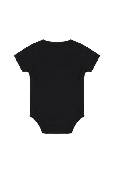 Larkwood Baby Boys/Girls Essential Short Sleeve Bodysuit - Black