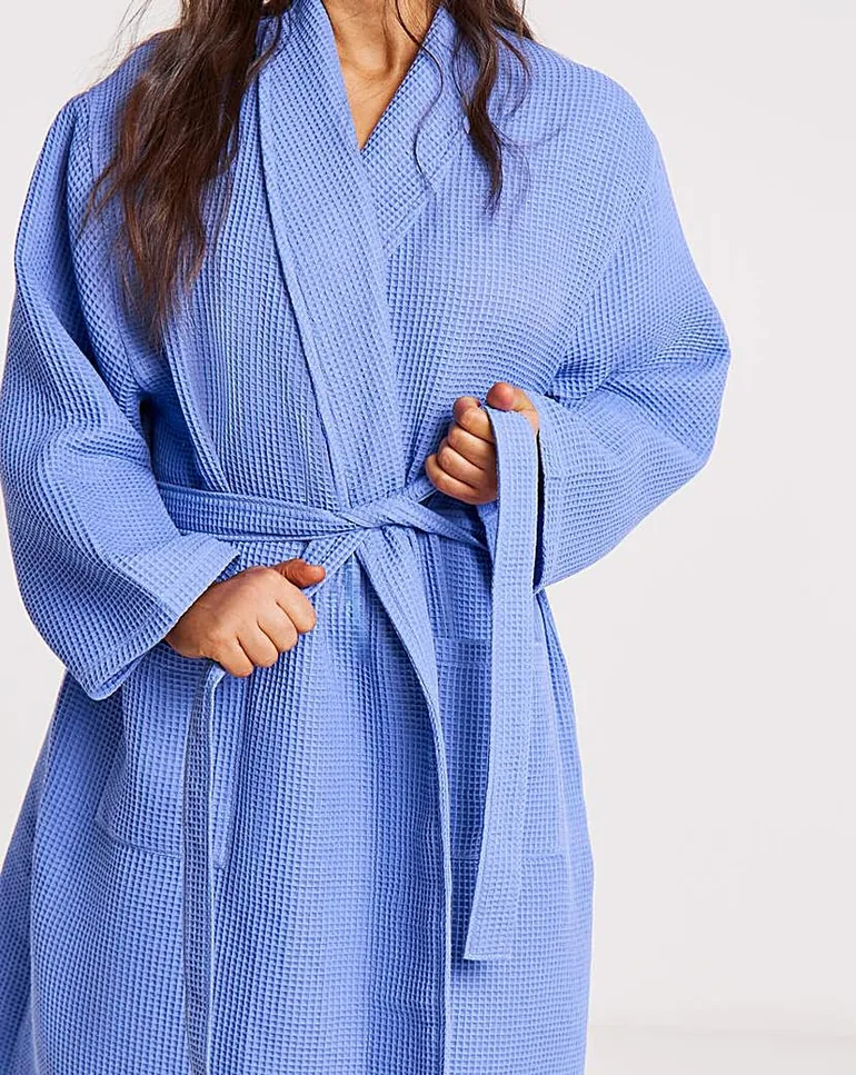 Pretty Secrets Waffle Dressing Gown - 2