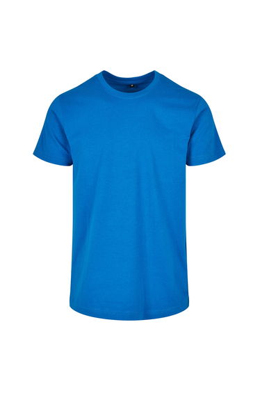 Mens Basic Round Neck T-Shirt - Cobalt Blue