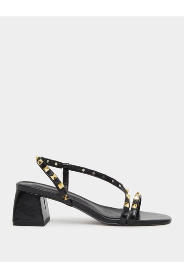Studded Block Heel Sandals